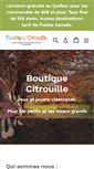 Mobile Screenshot of boutiquecitrouille.com