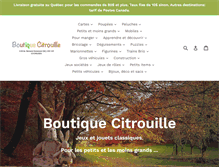 Tablet Screenshot of boutiquecitrouille.com